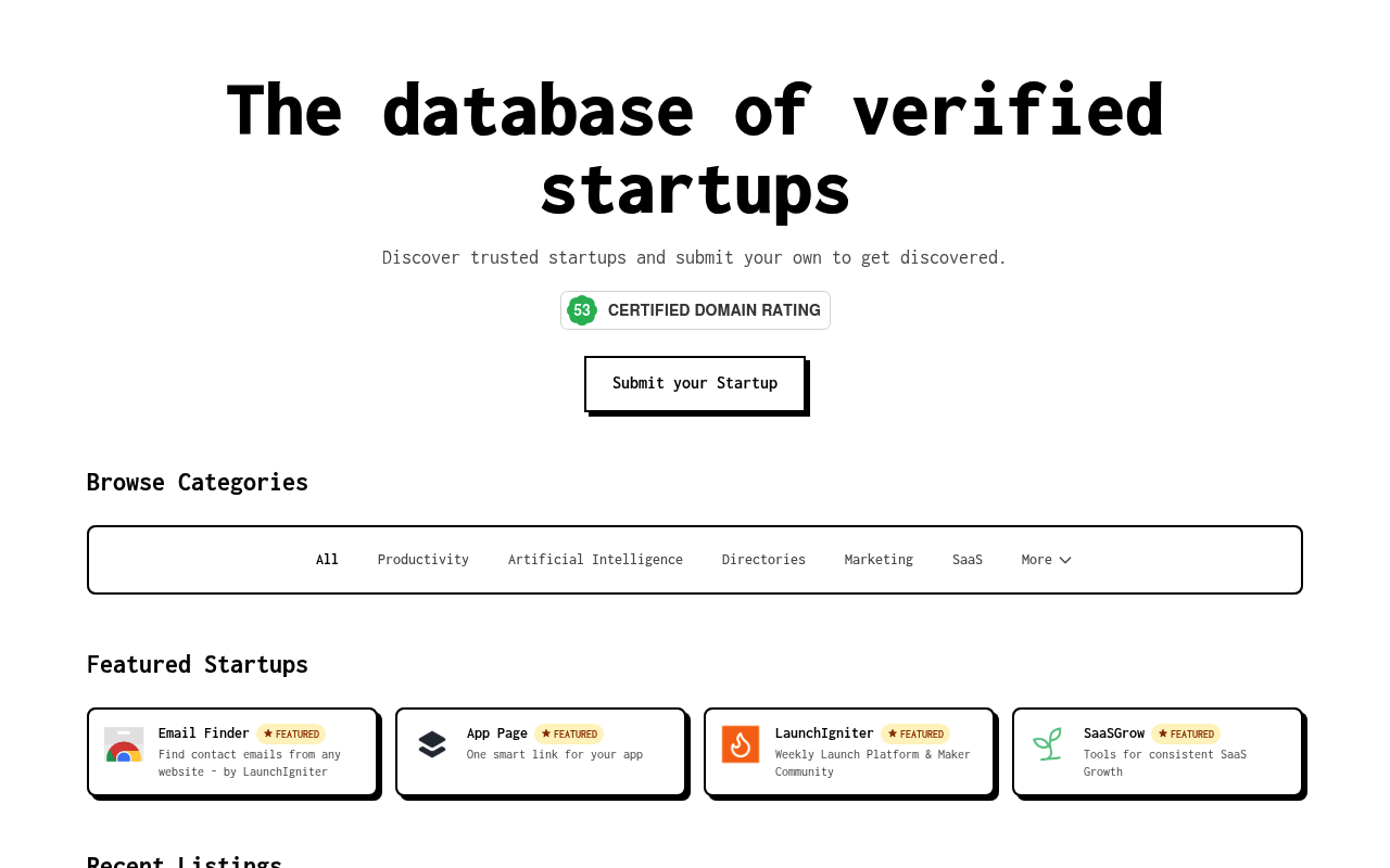 StartupTrusted screenshot