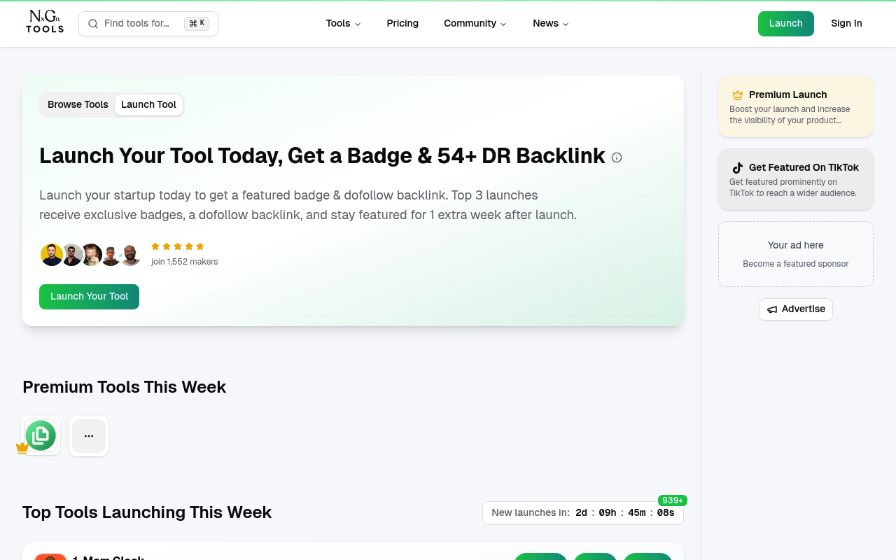 NextGen Tools screenshot