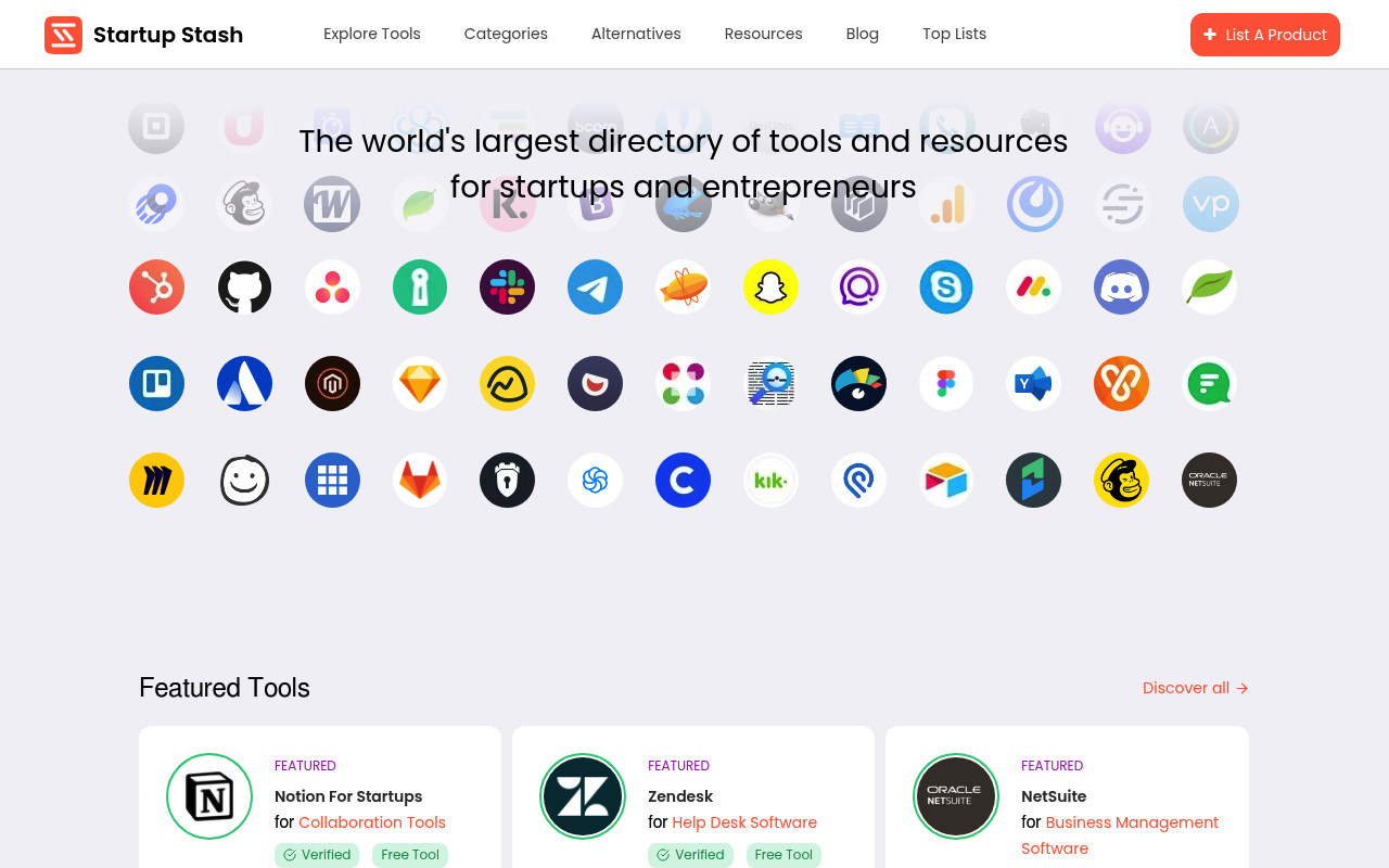 Startup Stash screenshot