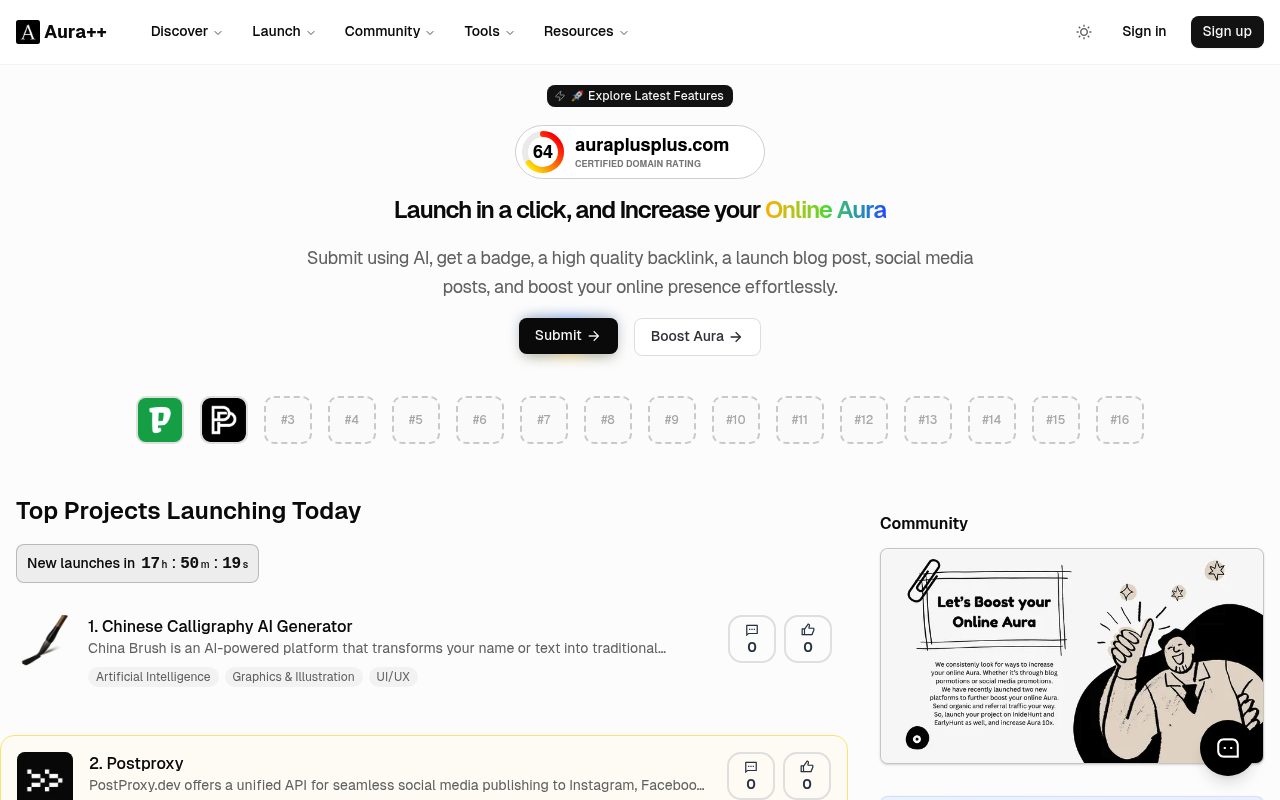 Aura++ screenshot